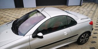 Peugeot 206 CC Kabriolet 1,6i - 80kw. SLUŠNÝ STAV I VÝBAVA - 6