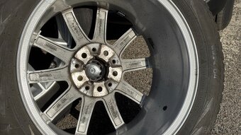 Sada 4 ks originál kol BMW X1 17" V-spoke 560 + zimní pneu  - 6