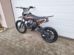 dirtbike pitbike 125ccm KXD 607 17/14 - oranžová - 6