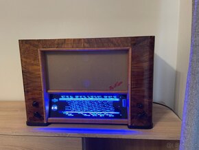 Historické rádio NORA -bluetooth,subwoofer... - 6