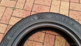 Letní pneumatiky CONTINENTAL 215/55 R17 r.v. 2022 2x5mm - 6