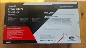 Grafická karta Sapphire AMD Radeon Pulse RX 6800 - 6