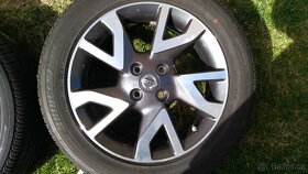 orig.alu kola NISSAN NOTE 16"+letní Bridgest. Turanza195/55/ - 6