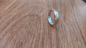 Zlatý prsten s brilianty - 6