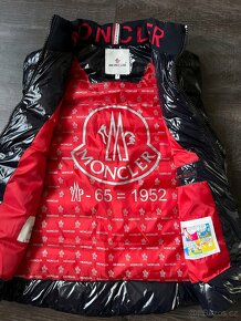 NOVÁ vesta MONCLER UNISEX modrá - 6