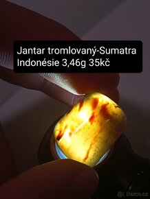 Jantary tromlované Sumatra - 6