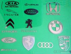 ASTON MARTIN LOGO nalepka Metal Edition 70 x 15 mm - 6