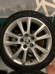 Alu kola Škoda R17 5X112 ZIMNÍ PNEU 225/45 R17 ZENITH - 6