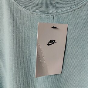 Pánské Nike Long-Sleeve Mock Neck Triko, Modré, L - 6