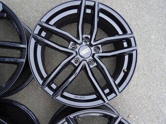 Alu disky černé na Audi, 18", 5x112, ET 38 , šířka 7,5J - 6