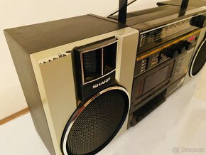 Radiomagnetofon/boombox Sharp GF-A1H, rok 1985 - 6