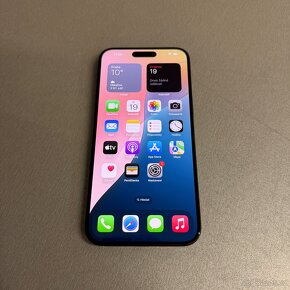 iPhone 15 Pro Max 256GB black titan, jako nový, rok záruka - 6