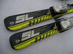 206. Detske lyže VOLKL - 110cm + boty Rossignol 33,5eu + hol - 6