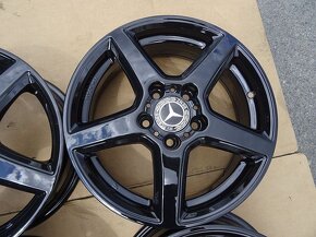 Alu disky černé na Mercedes 16", 5x112, ET 46, šíře 6J - 6