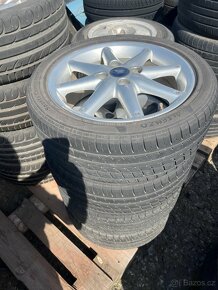 16" ALU kola FORD BORBET 4x108 obuté na 205/45 R16 letní - 6