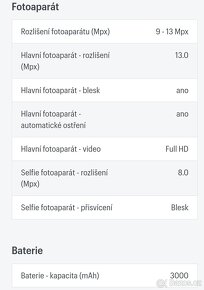 Mobilní telefon zn. "HONOR 7A" - jako nový - 6