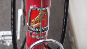 Peugeot, Reynolds, 78,lehké dámské kolo, malinová perleť, - 6