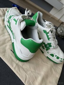 Louis Vuitton Yayoi Kusama Green White boty velikost 42 - 6