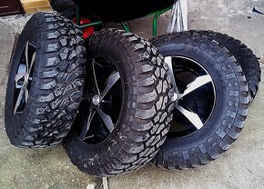 NOVÁ cca 800km LR kola offroad 5x120 4x4 M/T 265/70 R17 - 6