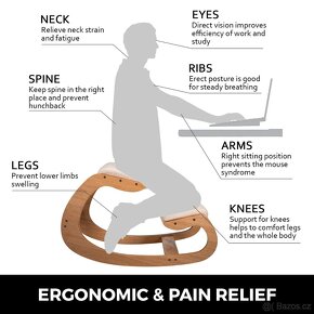 Ergonomické klečící křeslo - 6