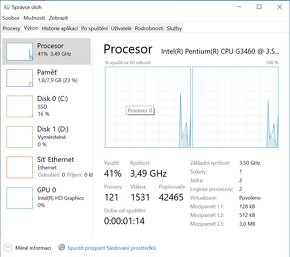 PC sestava-2x3.5Hz-8GB RAM-120GB HDD-24 LCD-W10 - 6