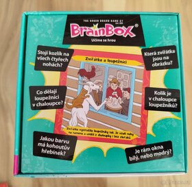 Sada her- Brainbox V kostce Pohádky, Dinosauři, karty - 6
