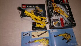 Lego Technics: Letadlo, Bagr, Jeřáb, figurky, autíčka, fekál - 6