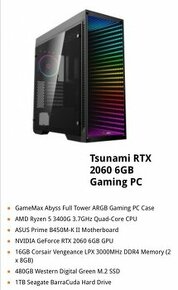 Herní počítač TSUNAMI / RTX 2060 6gb/ - 6