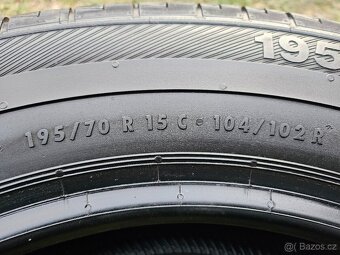 4x Letní ZÁTĚŽOVÉ pneu Barum Vanis 2 - 195/70 R15C - 99% - 6