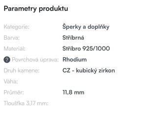 Stříbrné kruhové puzetové náušnice dvojité - 6