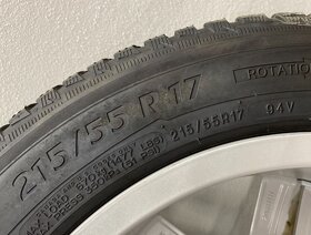 KOMPLET VW 17" 5X112 ET42 +215 55 R17 MICHELIN - 6