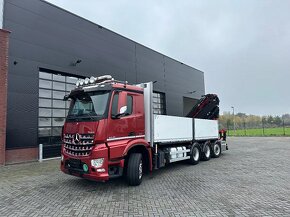 Mercedes-Benz AROCS 3746 8x4 - valník s hydraulickou rukou - 6