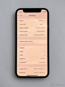 Apple iPhone 12 Mini 128GB - nefunkční Face ID - 6