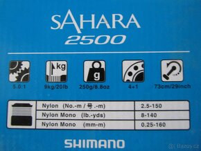 Naviják Shimano Sahara 2500 malej,ale šiknovnej...Novej - 6