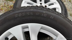 MERCEDES-BENZ ALU KOLA DISKY R16 5x112 ZIMNÍ PNEU 205/55/16 - 6