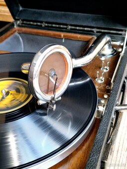 Starožitný gramofon His Master's Voice, model 101, 1926-29 - 6