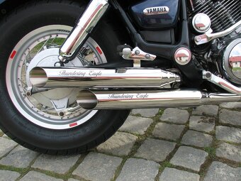 Yamaha Virago Nerezové Laděné Výfuky Thundering Eagle Nové - 6