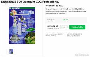 CO2 set pro akvárium, Dennerle 300 Quantum Professional - 6