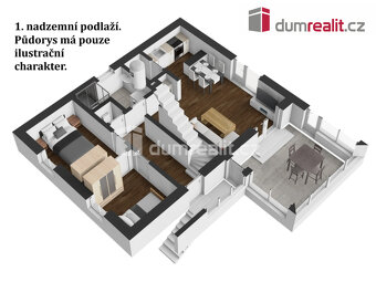 Prodej, rodinný dům, zahrada, Blatná, Frymburk - 6