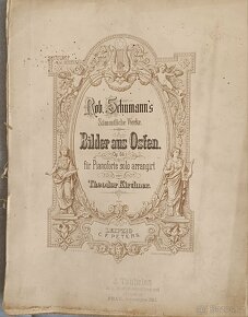 Staré noty a notové zapisy - Straus, Smetana, Grieg atd. - 6