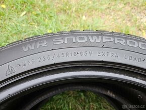 4x Zimní pneu Nokian WR-SNOWPROOF - 225/45 R18 XL - 80% - 6