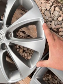 5x110 R16 originál Opel Astra H / GTC / Zafira - Šedé - ET 3 - 6