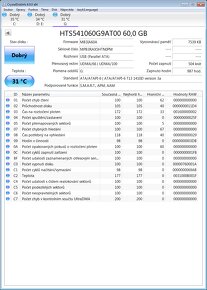 HITACHI 60GB, 2,5", IDE, ATA 100 - 6