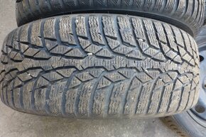 4ks plechových disků Octavia 3+zimní Nokian 205/55R16 - 6