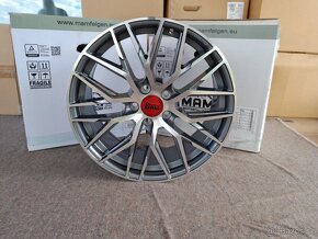 Alu kola R18 5x112 Et45 8J MAM RS4 Audi Škoda Seat Vw - 6