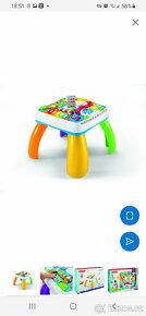 Dětský interaktivni stolek Fisher-Price. Jako nový. - 6