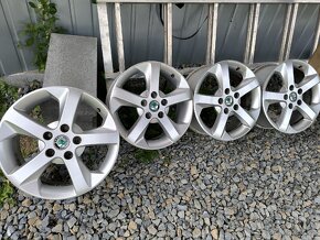 ALU kola Škoda Octavia 5x112 r16 Originál, ALU Octavia 2 - 6