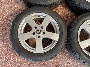 Alu kola 5x112 r16 zimní pneu 6,5mm - 6