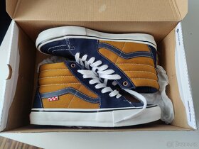 Nové Vans skate SK8 HI EU42,5 navy/g.bown - 6