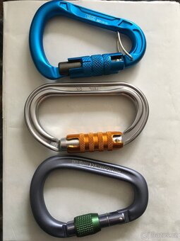 Karabína karabínka Petzl OK - triact lock, nová - 6